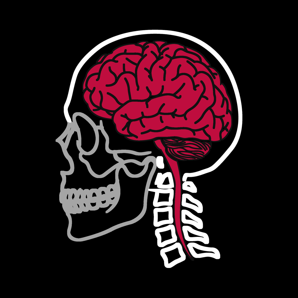 Cooper Neurosurgery skull and brain logo